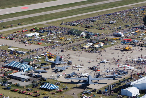 Aeroshell Square at Airventure 2005 in Oshkosh, WI